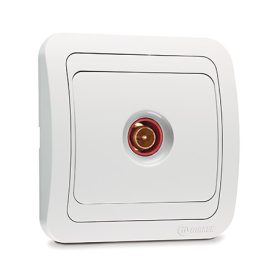 Mimóza,  TV antenna csatlakozó aljzat, végállású 