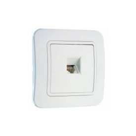 Lillium, fehér, telefon csatlakozóaljzat/RJ11