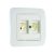 Lillium, fehér, dupla telefon csatlakozóaljzat /2xRJ11