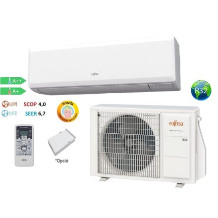 Fujitsu ECO Oldalfali Split klíma, légkondicionáló (2 kW) ASYG07KPCE/AOYG07KPCA 