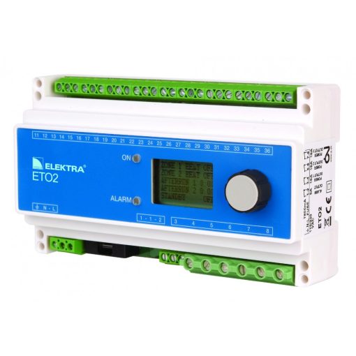 Elektra ETOG2 termosztát két területhez (kültéri,hőmérséklet- és csapadék-érzékelő szenzorral)