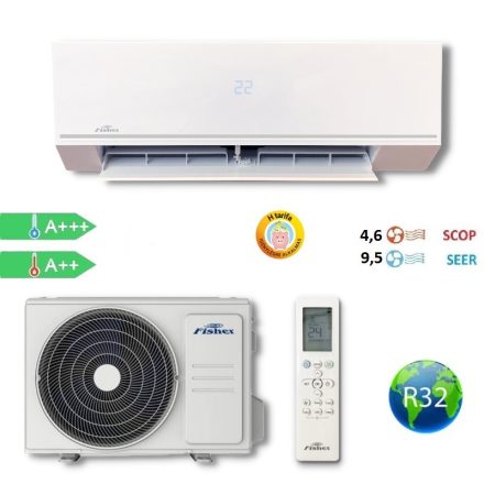Fisher Comfort Plus 2,7 kW Oldalfali split klíma FSAIF-CP-91AE3 / FSOAIF-CP-91AE3